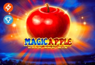 Un'immagine incantata e fiabesca del gioco 'Magic Apple', che mette in risalto la magia e l'allettante promessa di premi.